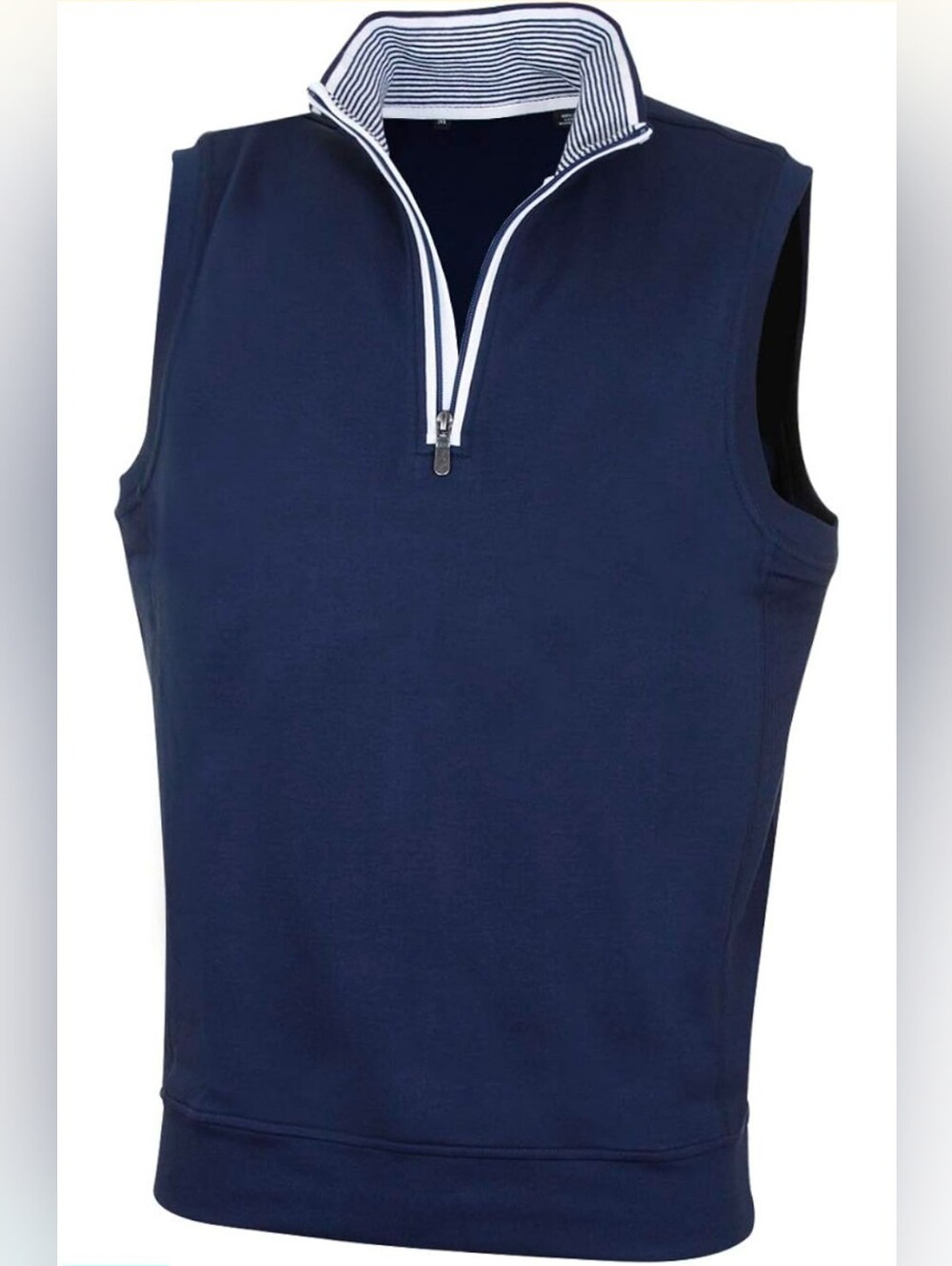 Bobby Jones Men's Quarter Zip 100% Pima Cotton Sweatshirt Vest Golf Size M